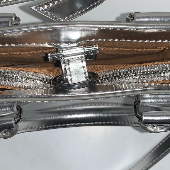 J. Crew Vienna Lady Bag - Silver Mirror - Picture 6 of 6